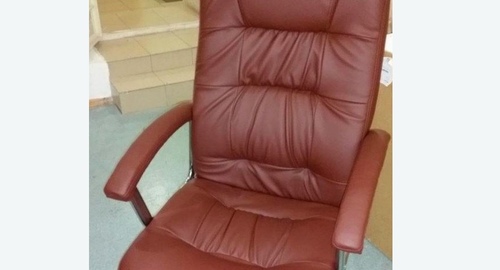 Обтяжка офисного кресла. Лысьва